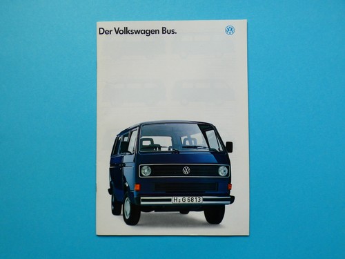 Brochure bus t3 - -, vw