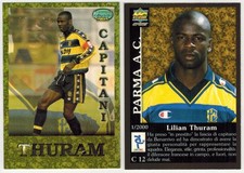 Schede Calcio 2001 Capitani Lilian Thuram Parma Card C12 Mundicromo
