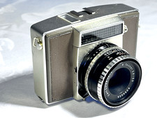 Pentina incl. Obiettivo Carl Zeiss Jena Tessar 2,8/50mm in marrone dorato ottima offerta!