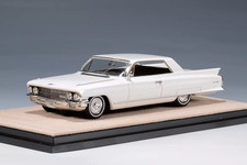 CADILLAC COUPE DE VILLE bianco 1962 1/43 FRANCOBOLLO STM62602