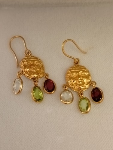 Orecchini oro giallo - 18, kt