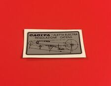 Cagiva aletta electra   etichetta  stickers/adesivi