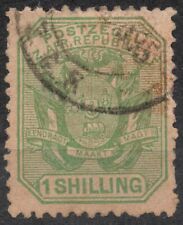 SG211 Sn:#159 1895 1 Sh Carro TRANSVAAL con un albero - Stemma 1895-97