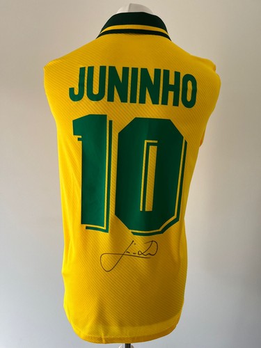 Maglia retro firmata juninho - firmata,