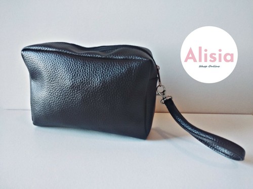 Pochette uomo ecopelle nera