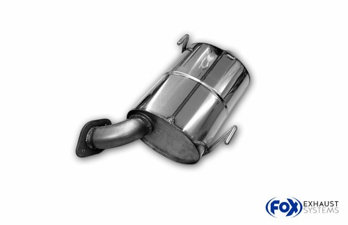 Scarico sportivo fox - sportivo, acciaio