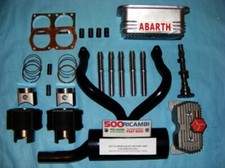 FIAT 500 & 126 KIT ELABORAZIONE MOTORE ABARTH 700 PISTONI CAMMA CANNE COPPA