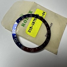 Rolex GMT Master PEPSI Fat Font Insert NOS 1675 16750 Plexy
