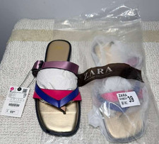 ZARA Women's Gold Pink Blue