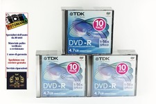 30 DVD Tdk DVD-R  4.7 GB 120