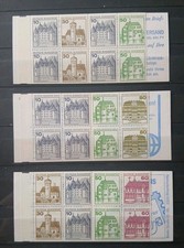 Lot de 3 carnets de timbres