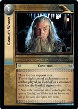 Gandalf's Wisdom - Mines of Moria - Lord of the Rings TCG