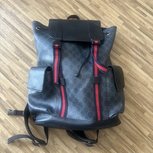 Gucci zaino nero uomo - gg,
