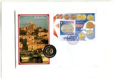 2 euro Malta 2008 in lettera