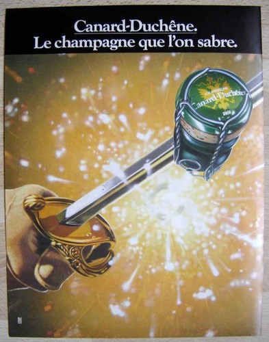 Publicité papier champagne - papier,