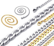 Collana uomo cordino catena