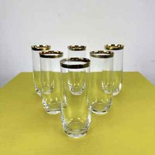 bicchieri vintage in vetro con