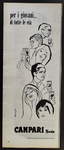 Campari bitter soda 1967 - soda,