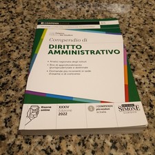Compendio di diritto Amministrativo 4/1 Federico Del Giudice Simone - Vedi Desc.