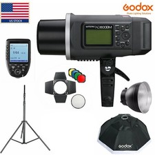 Godox AD600BM 600W HSS 1/8000s flash strobo da studio esterno + custodia + softbox + filtro