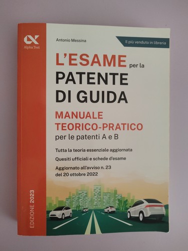 Libro patente guida alfa - patente, di