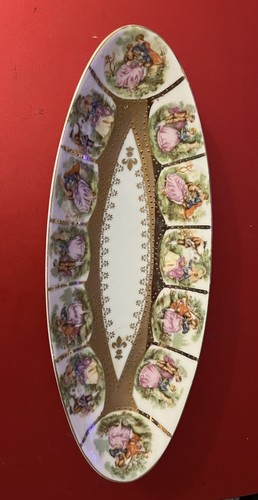 Vassoio porcellana vintage