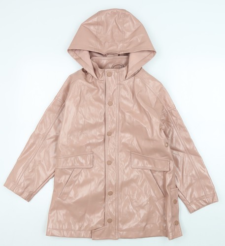Impermeabile rosa con