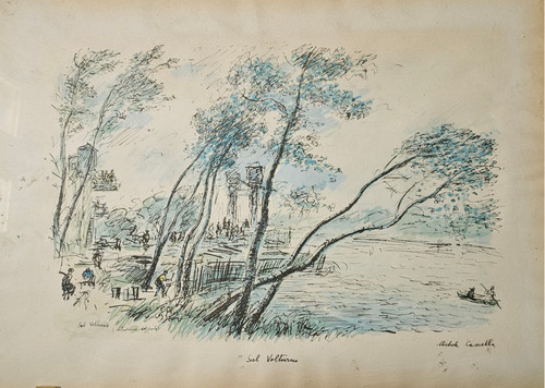 Michele cascella litografia - michele,
