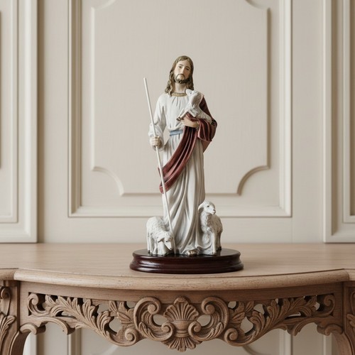 Statua gesù buon pastore - statua, di