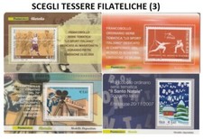 SCEGLI TESSERE FILATELICHE -