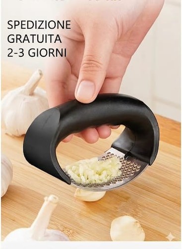 Schiaccia aglio inox - aglio,
