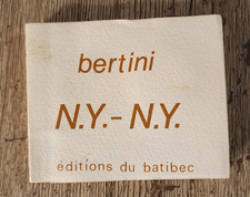 Gianni BERTINI "N.Y - N.Y."