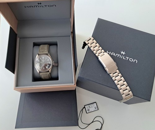 Hamilton khaki field titanium - hamilton,