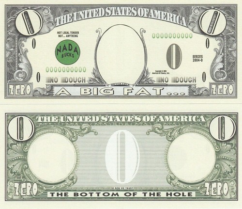 100 banconote zero - , $