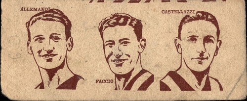 Figurina cartella tombola - cartella, anni
