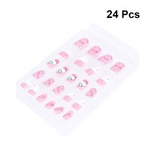  24 Pcs Unghie Finte Bambina