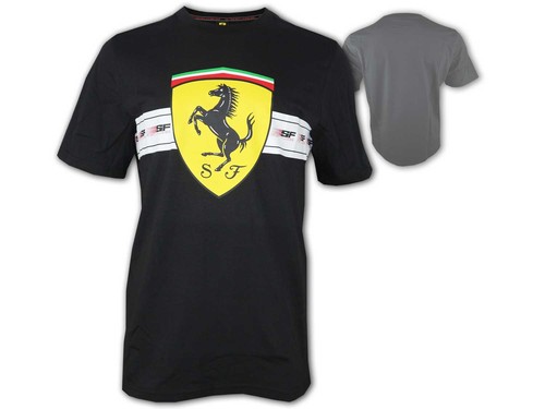 Shirt scuderia ferrari nera - t-shirt,