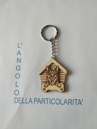 Portachiavi legno sagomato - in,