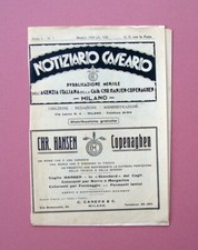 Notiziario Caseario Anno I N 1