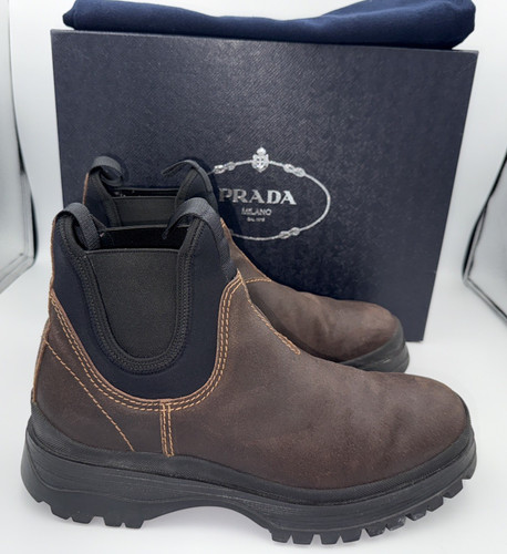 Prada leather and - leather,