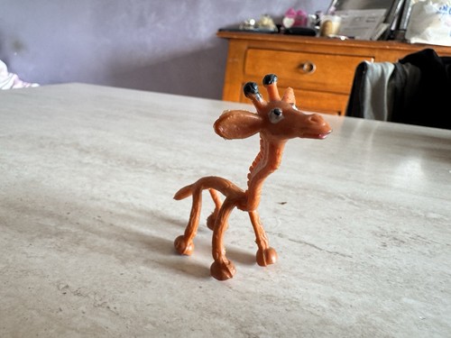 Pupazzo gomma flexi giraffa - in,