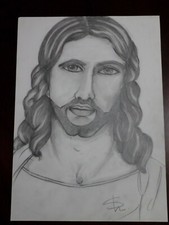 Ritratto Gesu' Cristo Foglio