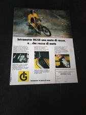 1978 INTRAMOTOR RG 50 MOTO CROSS MOTORCYCLE AD PUBBLICITA VINTAGE