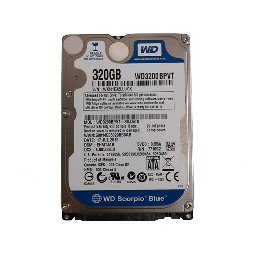 Western digital 320 - 320, gb