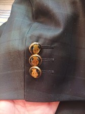 giacca elegante nuova Mariangelo cucitura Italiana taglia  52 verdenero a quadri