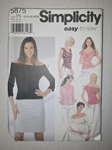 Maglia modello simplicity 5875 - modello,
