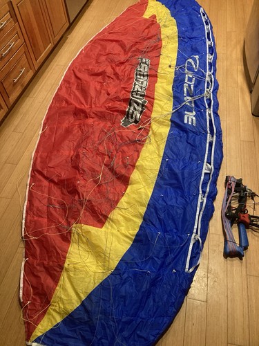 Kiteboarding ozone frenzy snow - kiteboarding,