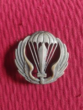 FREGIO MILITARE BASCO PARACATUDISTI Vintage In Lamierino Folgore