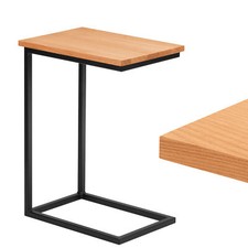 Tavolino Salotto da Tabella Del Sofà Comodino Tavolo Portatile Legno Massello