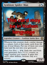 MTG SYMBIOTE SPIDER-MAN FOIL EXC - SPIDER-MAN SIMBIONTE 156 - SPM - MAGIC